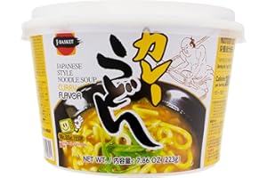 J-BASKET Curry Noodles, Udon, 7.86 Oz (Pack of 6)