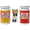 Mod Podge Decoupage Kit (Mod Podge with Foam Brushes-8 oz.)