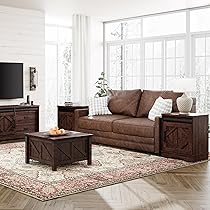 Coffee Table And End Table Sets 3-Piece Farmhouse Coffee Table