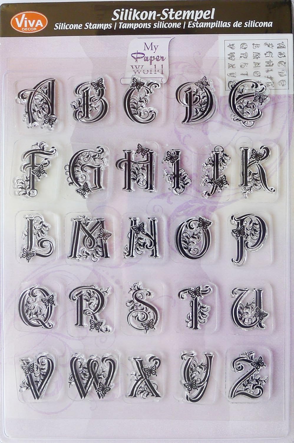 Silicone Stamp Alphabet Large Clear Stamps Rubber Stamp Set Plastic