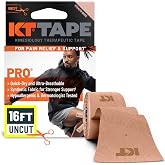 KT Tape, Pro Synthetic Kinesiology Athletic Tape, 16’ Uncut Roll