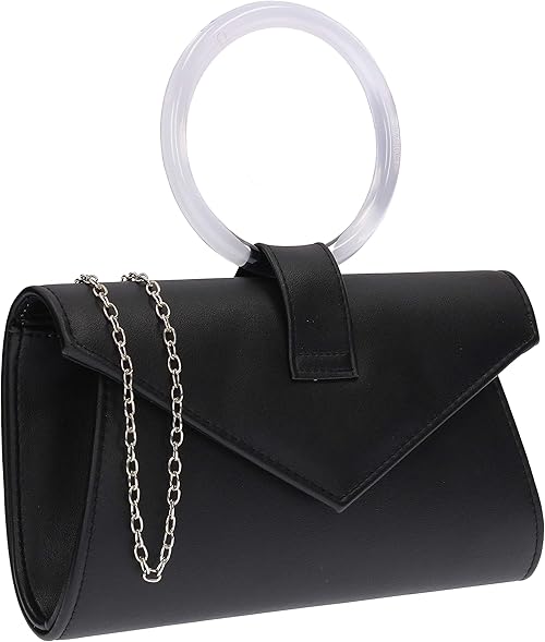 ring handle clutch bag