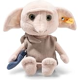 Steiff Harry Potter &ldquo;Dobby&rdquo; with Sock 10", Stuffed Animal, Cuddly Soft Multicolored Plush, Loyal House-elf with Embroidered Details and Sock Accessory, Machine Washable