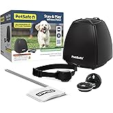 PetSafe Stay &amp; Play Wireless Fence, 3/4-Acre | 5 Levels of Static Correction Plus Tone-Only Mode, Sets up in 1-2 Hours, Portable, No Wire to Bury, Dogs 5 lb+, Neck 6-28 in