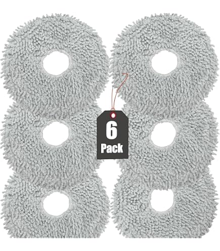 Kit d'accessoires de rechange pour Dreame D10s /D10s Pro, 1 brosse principale, 2 filtres, 4 brosses latérales, 4 serpillères, 1 outil de nettoyage