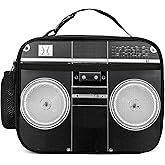 Guiteinyi Kids Audio Music Lunch Bag Insulated Reusable Lunch Box Teens Tote Bag For Boys Girls School Picnic Travel