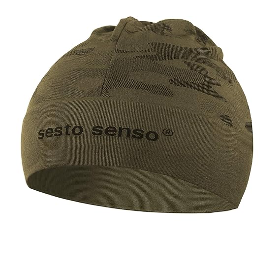 Sesto Senso® Unisex Mütze Tarnfarbe Thermo Hüte Wintermütze Winddicht Helm-Unterziehmütze Strickmützen Ski Snowboard Fahrradm