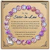 Sereney Valentines Day Gifts for Women as Birthday Gifts for Best Friend Dancer New Grandma Granddaughter Sister In Law Bestie, Handmade Natural Stone Bracelet Gifts for Girls