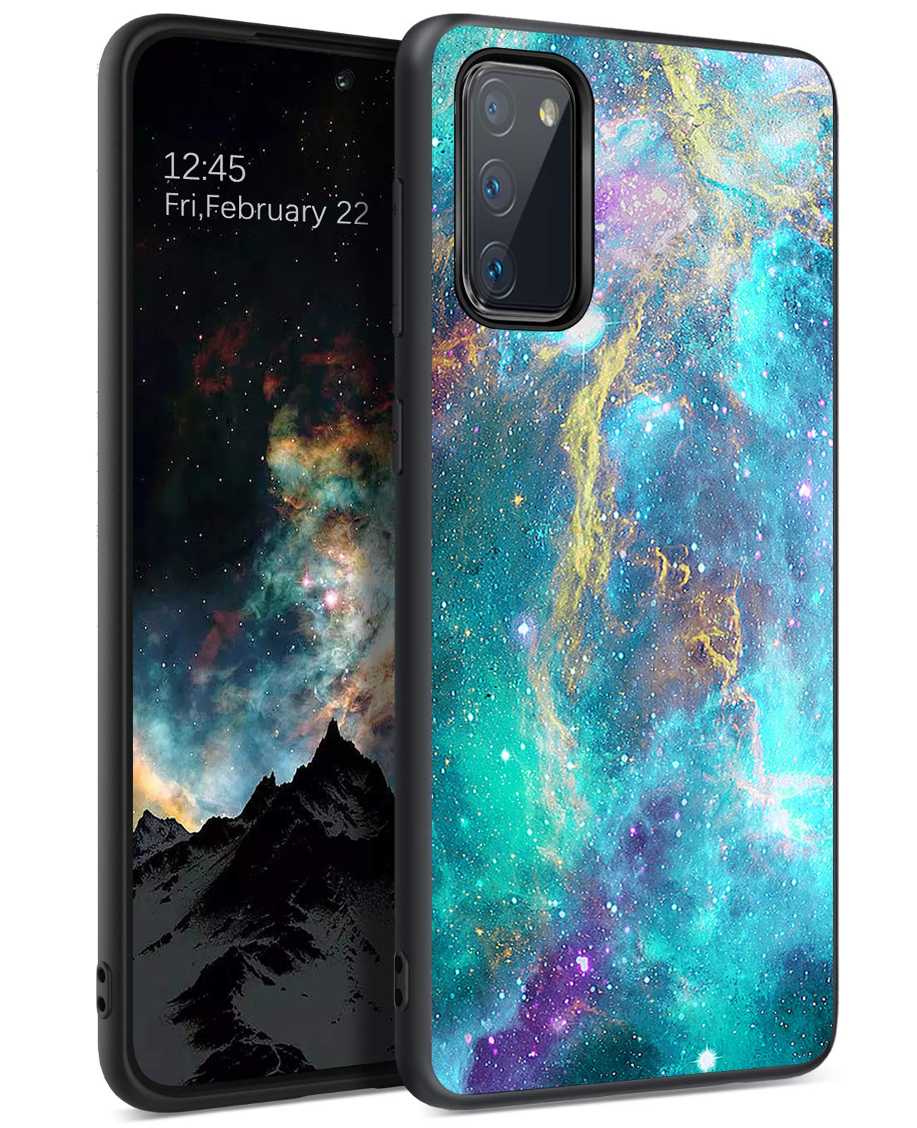 Photo 1 of BENTOBEN for Galaxy S20 FE Case,Phone Case Samsung S20 FE 5G,Slim Fit Glow in The Dark Hybrid Hard PC Soft TPU Bumper Shockproof Protective Girl Women Boy Men Cover for S20 FE 2020,Nebula/Space Design
