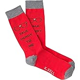 K BELL Men's Funny Crew Socks
