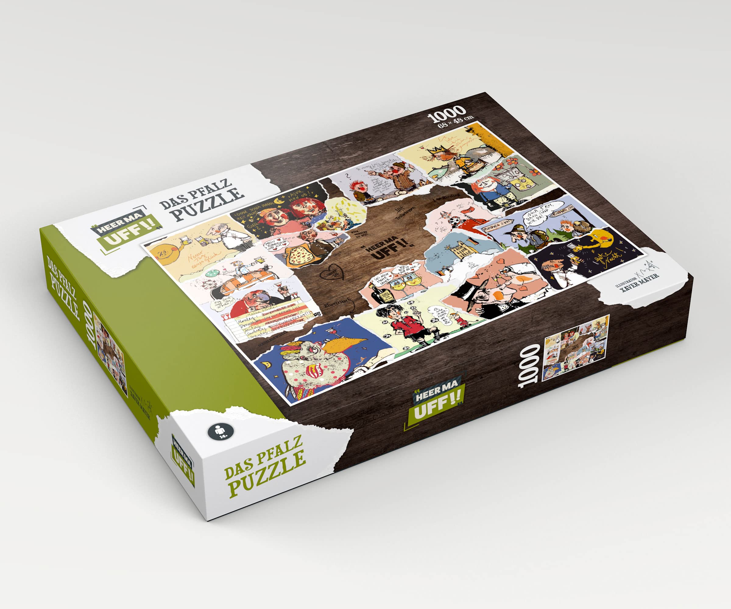 Heer Ma Uff!! HEO01004 Puzzle, Multi-Colour