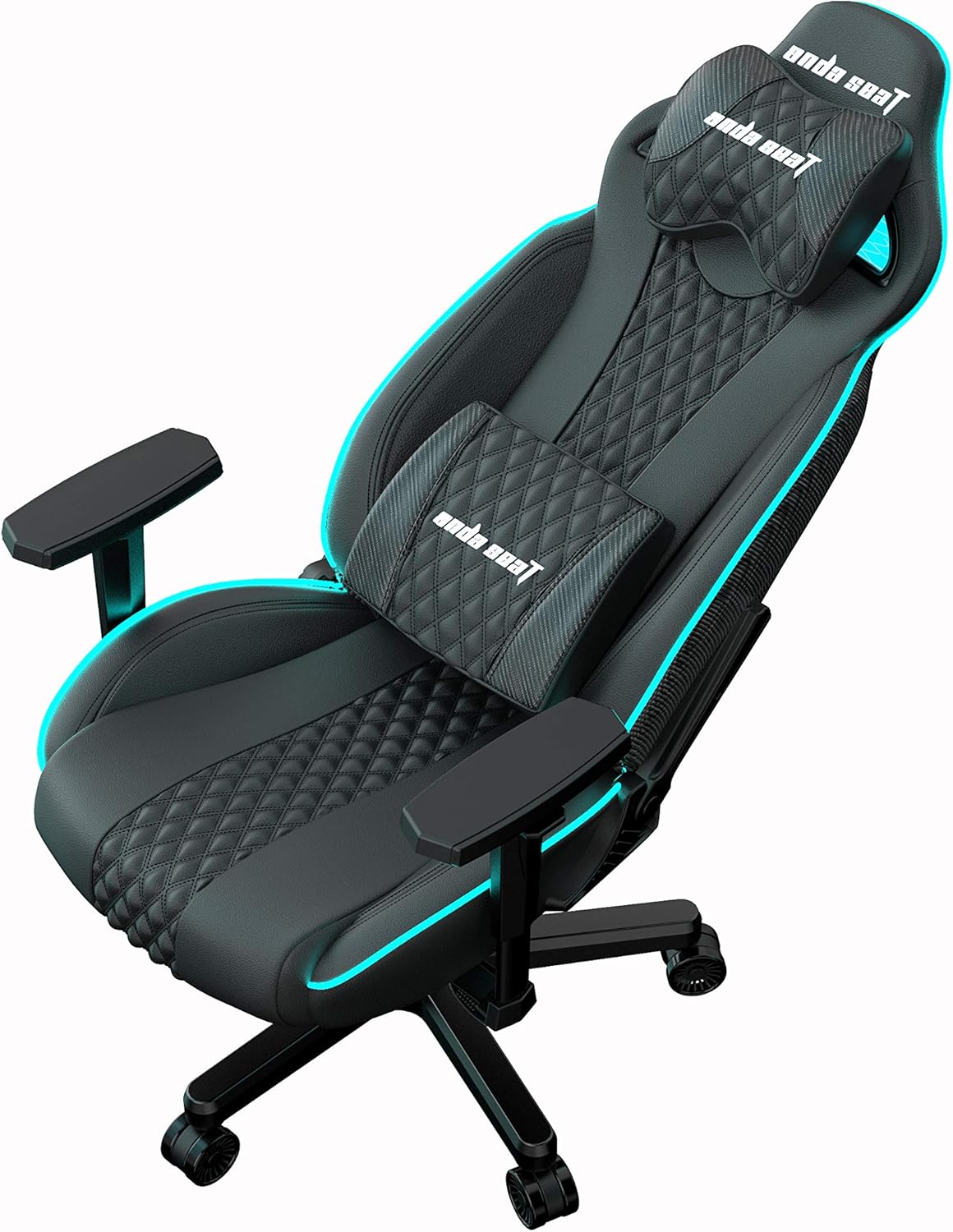 Anda Seat Throne Lightning Series Pro Gaming Chair Black, RGB Lights