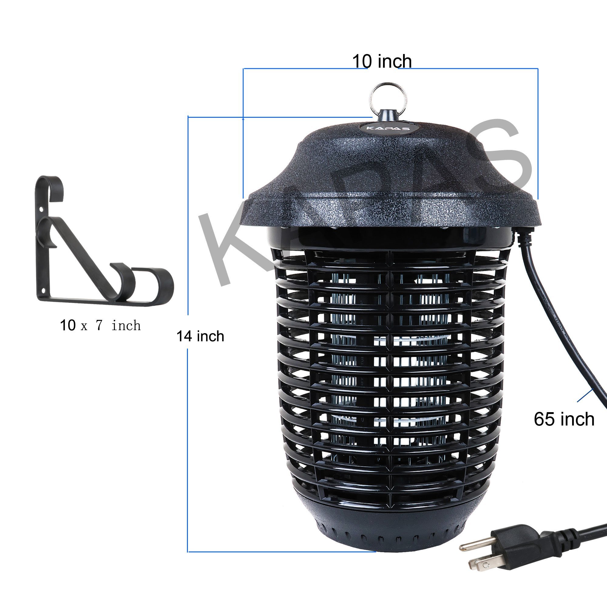 Electric Insect Zapper, New Upgrade with Free Hanger 40W Outdoor Bug Killer Lantern for Mosquitoes, Flies, Gnats, Pests & Other Insects, 1 Acre Coverage (1)