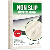 ECOHomes Non Slip Mattress Gripper Pad to Prevent Sliding (King) | Stop Mattress, Keep Topper from Sliding, Anti Slip, Grip Pads Holder Stop Couch Cushion, Sofa Cushions, Patio &amp; Furniture