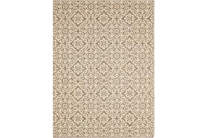 Nicole Miller New York Patio Country Danica Transitional Geometric Indoor/Outdoor Area Rug, Brown/Beige, 5'2"x7'2"