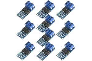 ANMBEST 10PCS DC 5V-36V 15A(Max 30A) 400W Dual High-Power MOSFET Trigger Switch Drive Module 0-20KHz PWM Adjustment Electronic Switch Control Board Motor Speed Control Lamp Brightness Control