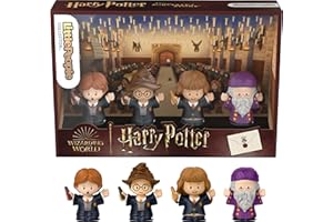 Little People Collector Harry Potter and The Sorcerer’s Stone Movie Special Edition Set for Adults & Fans, 4 Figures in Display Package