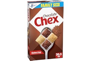 Chocolate Chex Cereal, Gluten Free Breakfast Cereal, Made with Whole Grain, Family Size, 20.3 oz