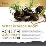 Nu U Nutrition Black Maca Root 6000mg 180 Veg Capsules UK Made view 7