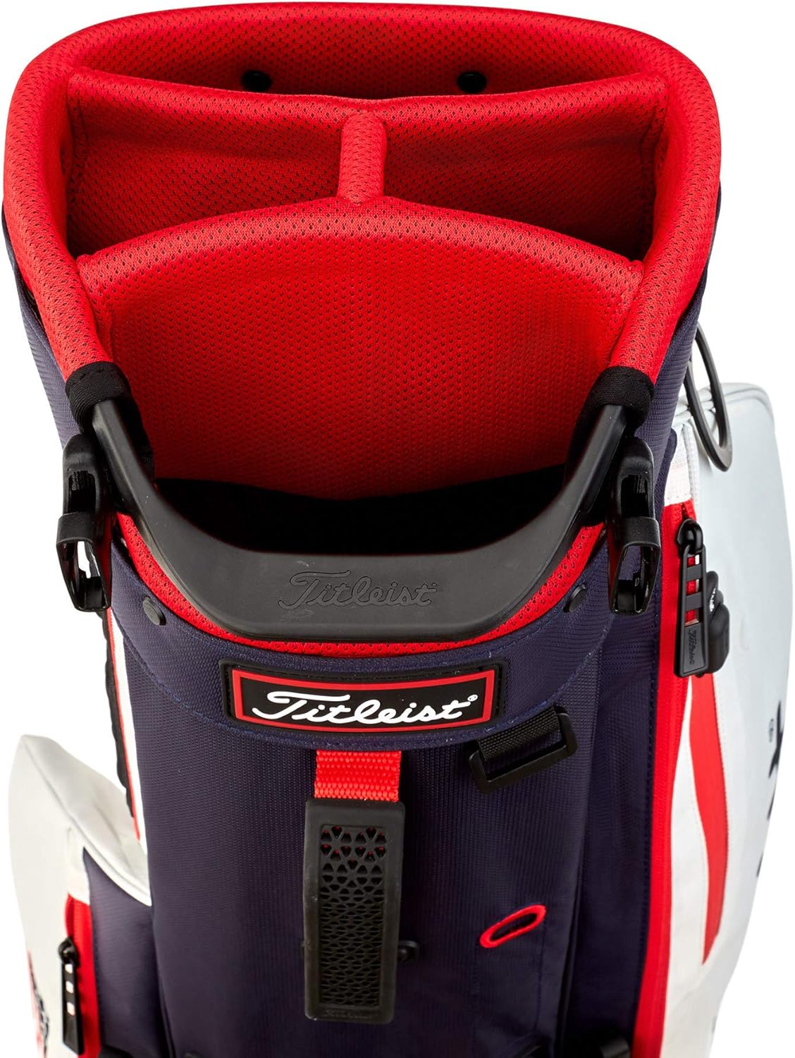 Titleist Players 4 Plus Stand Golf Bag Black/Black/Red : Sports & Outdoors