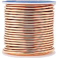 Mandala Crafts 12 Gauge Anodized Aluminum Craft Wire for Jewelry Making - 60 FT Colored Flexible Copper Wire - Bendable for Bonsai Armature Crafting Sculpting