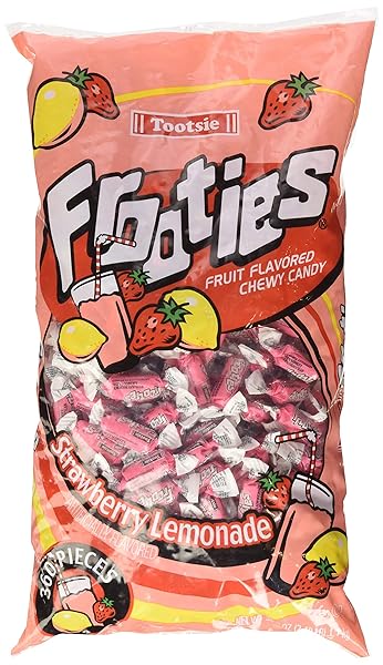 STRAWBERRY LEMONADE FROOTIES TOOTSIE ROLL WRAPPED CHEWY CANDY 38.8 OZ