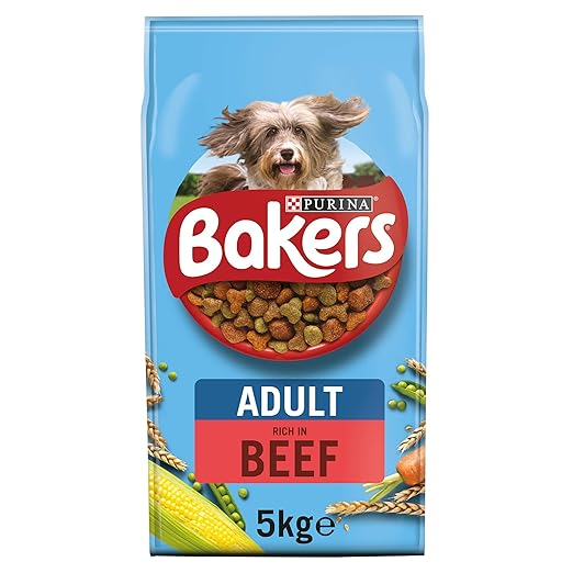 Bakers Adult Dry Dog Food Beef and Veg 5kg Amazon.co.uk Pet Supplies
