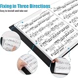 Irich A4 Sheet Music Folder 60 Pages 15 Sleeves Writable Choir Folder Black view 6