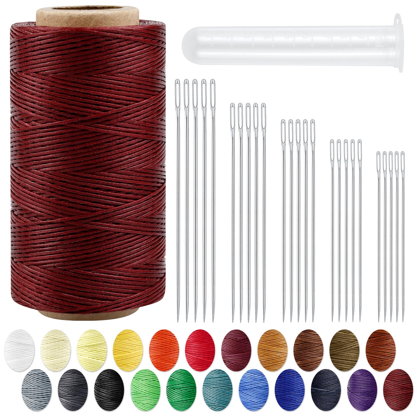 Leather Upholstery Sewing Waxed Thread: PLANTIONAL