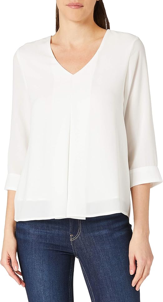 Comma Damen Bluse 2137912 - Elegante Optik Mit Weicher Haptik