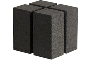 ALXYF 4 Pack Grill Cleaner Brick for Outdoor&Restaurant. Heavy Duty Grill Cleaning Brick. Pumice Stone Cleaner Tool Grill Brick for Cleaning Flat Top Grills Griddles Effectively Without Harsh Chemicals