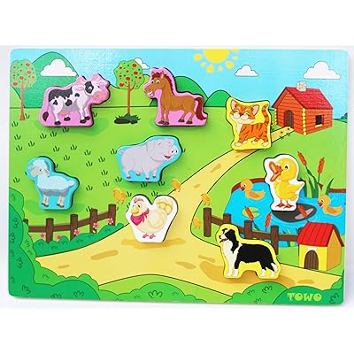 Buy TOWO Wooden Animal Puzzles 