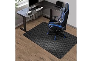 Office Chair Mat for Hard Floor, FURKIT 36"x48" Anti-Slip PVC Computer Chair Mat for Gaming, Unique Y-Shaped Pattern Floor Protector Rug for Rolling Chairs, Large Desk Chair Mat for Home