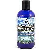 Mother Earth Minerals Ionic Liquid Potassium Supplement High Absorption Angstrom Potassium Mineral Drops for Electrolyte Balance, Hydration, Nerve &amp; Muscle Support, 8 oz