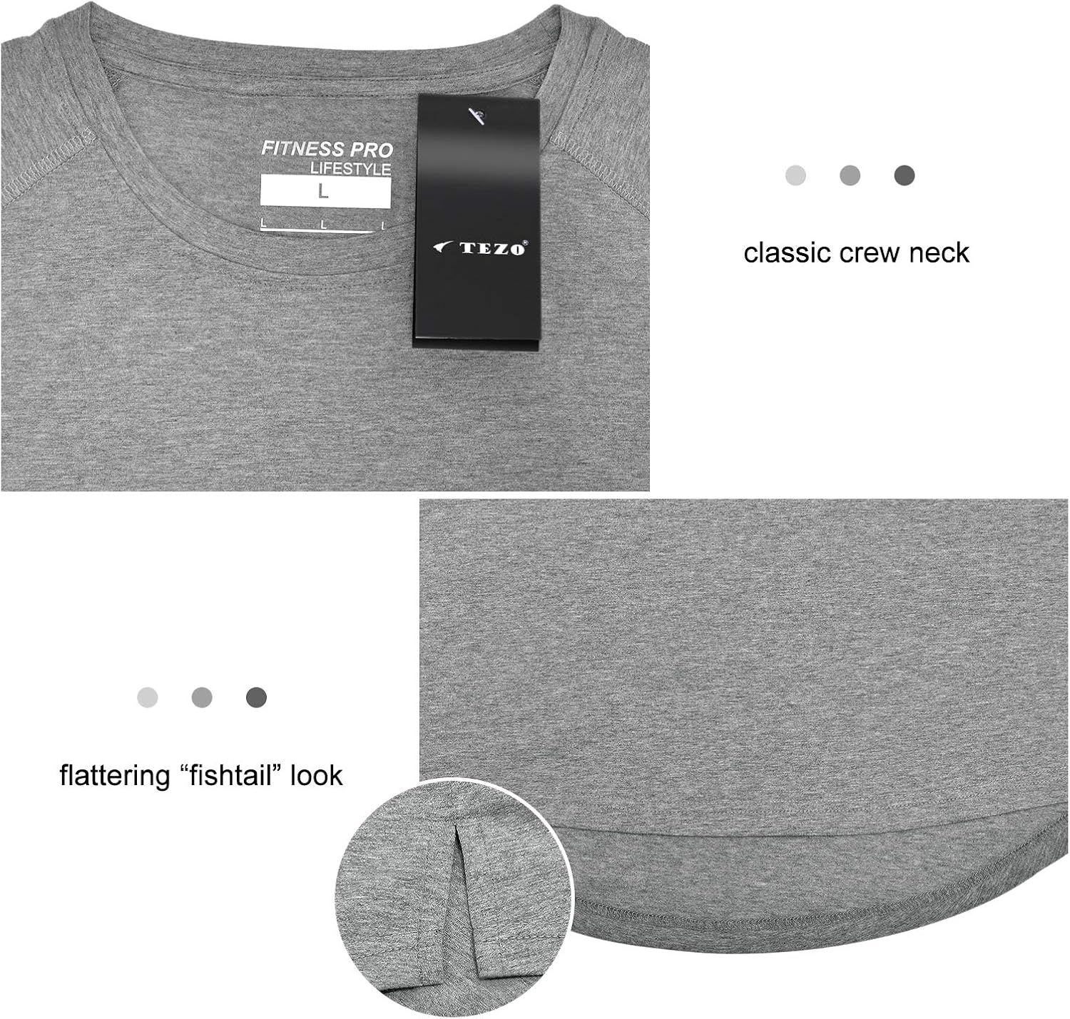 Mens Gym Workout Slim Fit Short Sleeve T-Shirt Cotton Performance Athletic Shirts Running Fitness Tee at  Men’s Clothing store