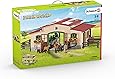 Schleich 42195 - Pferdestall mit Pferden und Zubehör: Amazon.de: Spielzeug