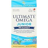 NORDIC NATURALS Junior Ultimate Omega Chewable Softgels, 680 Mg, 90 CT