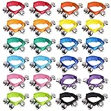 Augshy Jingle Bells, 24 Pcs Wrist Band Jingle