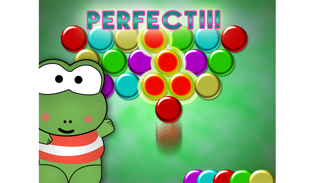 One more bubble. Bubble shooter saga.