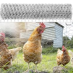 DOLEMODUO 12'' x 150' Galvanize Chicken Wire Mesh