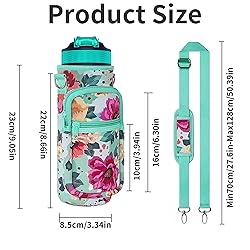 Water Bottle Carrier Bag, 25oz 32oz Crossbody Water