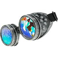 Lunettes Steampunk Gothiques En ABS Et Métal - Pour Cosplay, Déguisement, Fête, Moto - Style Vintage