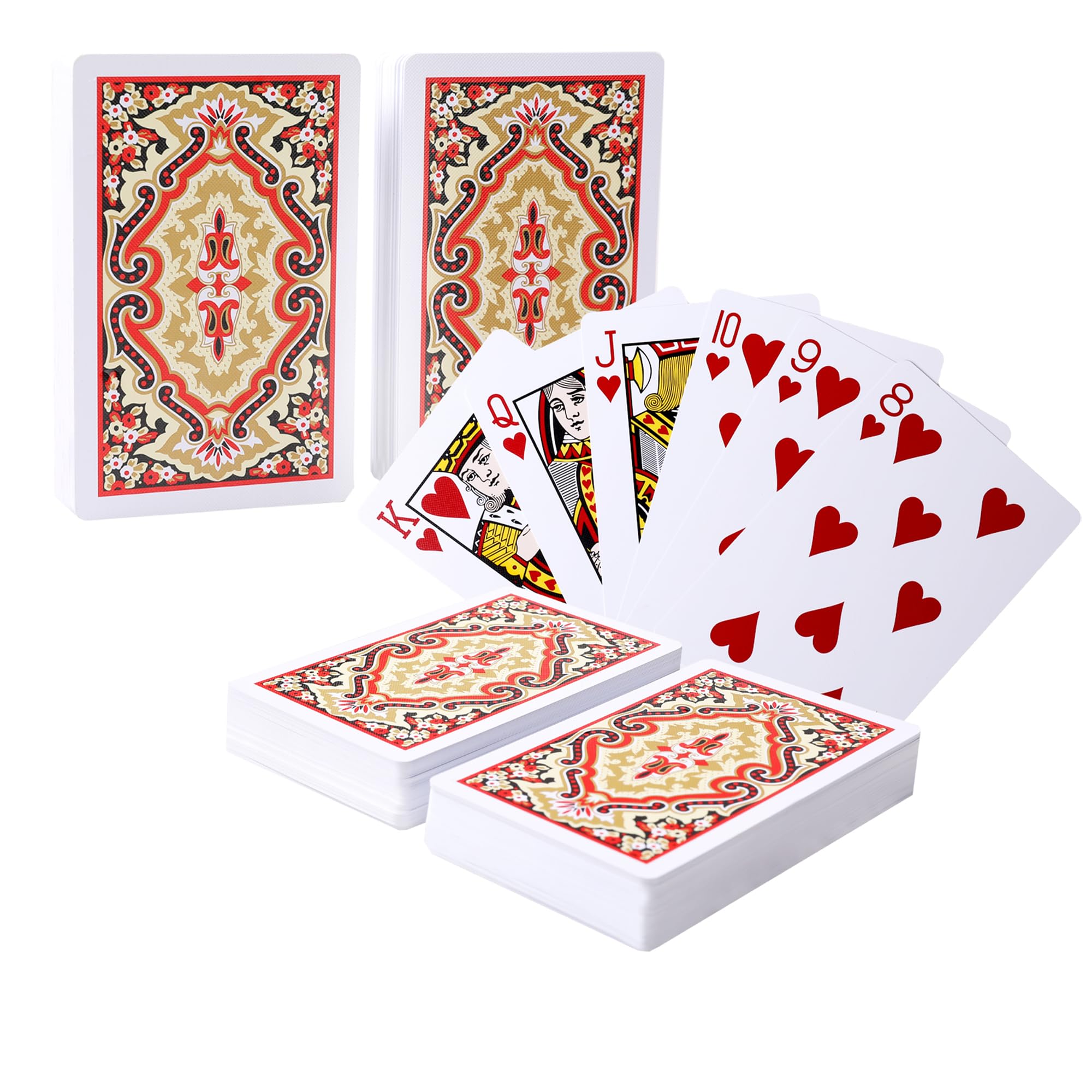 SWINILAYA 2 Deck Playing Cards - HD Waterproof Cards Poker,PVC Standard Playing Cards, 54 Playing CardS, Plastic Poker Cards — image 1