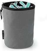 Hangerworld Grey Pegs Bag & 48 Plastic Soft Grip Clothes Pegs Hanging Pegs view 2
