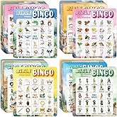 Fancy Land Bible Bingo Game for Kids Christian Bingo Set for Sunday School VBS Church Activities Easter Christmas Family Open Day Gifts Supplies