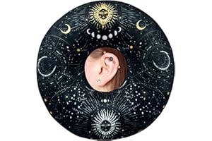 BVOKQUC Ear Piercing Pillow for Side Sleepers Pillows with Holes for Ear Pain,Donut Pillow for Ear Side Sleeping Pillow for Adults CNH Ear Pain Relief Pressure Sores Ear Pillow with Hole in Center