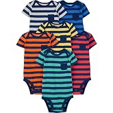Simple Joys by Carter's Baby Boys 6-Pack Short-Sleeve Bodysuit