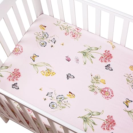 printed cot sheets