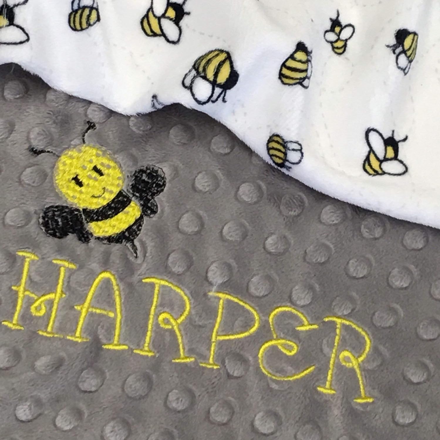 bumble bee baby blanket