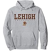 Lehigh University Mountain Hawks Stacked Pullover Hoodie
